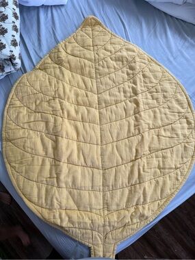 kate quinn Quilted Leaf Play Mat